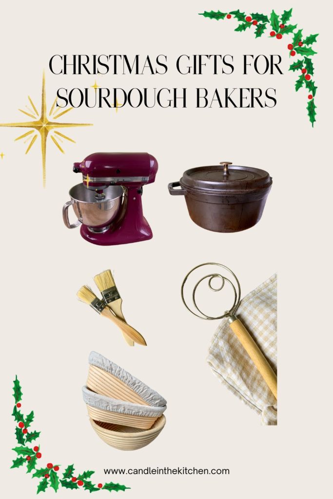 Cadeaux de Noël pour les boulangers au levain pinterest grapic english