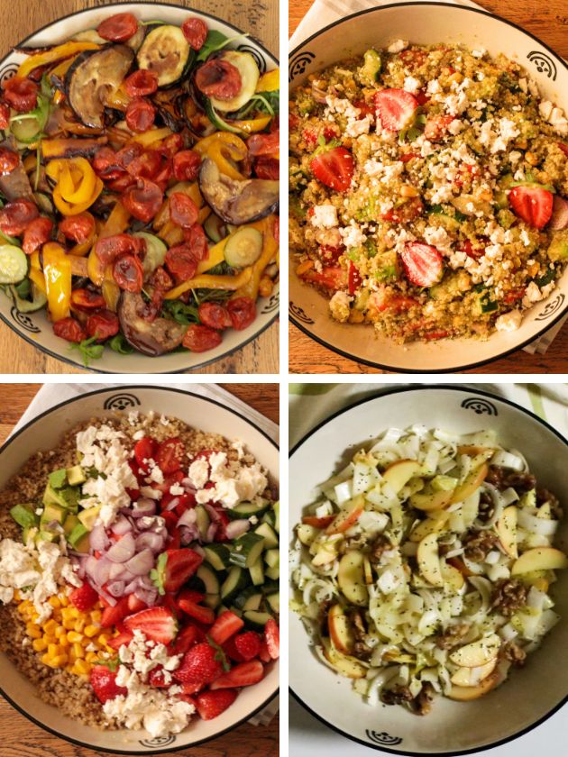 4 of 6 easy salad ideas